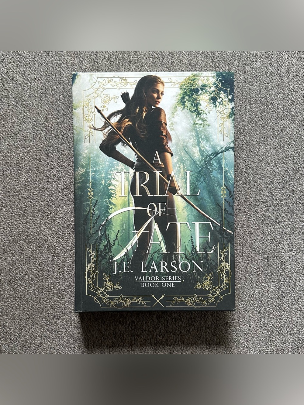 J.E. Larsen A Trial Of Fate Hardcover Book
